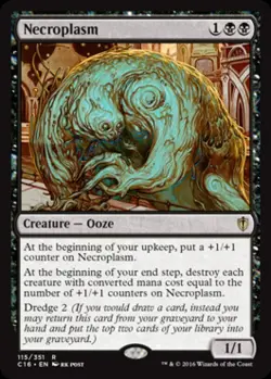 Necroplasm - Light Play MTG Commander 2016 Edition - Image 1