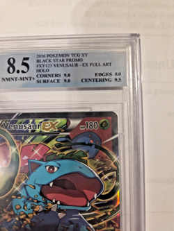 Venusaur EX 2016 XY123 - MNT 8.5 - Black Star Promo Full Art XY Promo Pokemon - Image 5