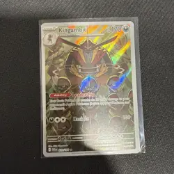 Kingambit 220/198 Illustration Rare Scarlet & Violet Pokemon Holo Near Mint - Image 1