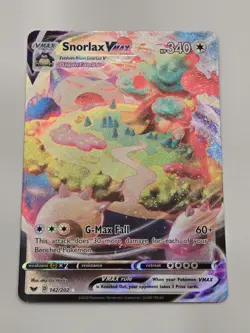 Snorlax VMAX 142/202 Ultra Rare Pokemon SWSH01: Sword & Shield Base Set MINT! - Image 1