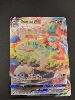 Snorlax VMAX 142/202 Ultra Rare Pokemon SWSH01: Sword & Shield Base Set MINT! - Image 2