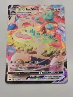 Snorlax VMAX 142/202 Ultra Rare Pokemon SWSH01: Sword & Shield Base Set MINT! - Image 4