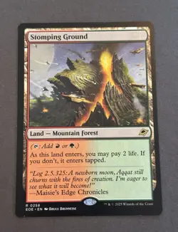 Stomping Ground 258-Rare-MTG Edge of Eternities-NM-Regular Finish - Image 1
