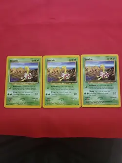 Pokemon: Shuckle #72/111 Neo Genesis 2000 Vintage Non-holo - LP / MP - L72 (3) - Image 1
