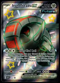 Pokemon TCG Iron Treads ex SVP 073 2024 Scarlet & Violet Black Star Promo - NM - Image 1