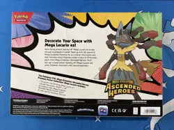 Pokemon Mega Evolution Ascended Heroes Premium Poster Collection Lucario - Image 2