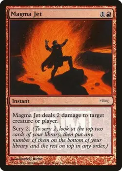 Magma Jet -Foil Light Play MTG Promos: FNM - Image 1