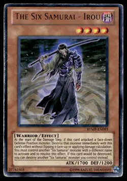 Yu-Gi-Oh TCG Ra Yellow Mega Pack #RYMP-EN093 The Six Samurai Ultra Rare DMG - Image 1