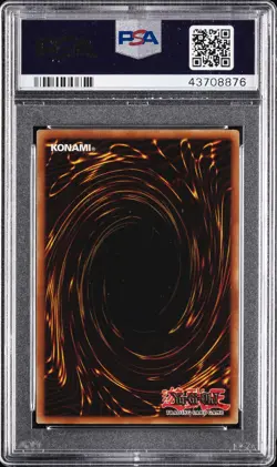 2002 YU-GI-OH! LOB-LEGEND OF BLUE EYES WHITE DRAGON 1ST ED FLAME GHOST PSA 9 - Image 2
