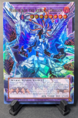 Yu-Gi-Oh Mirrorjade the Iceblade Dragon RA05-EN148 Ultra Rare Extended Art – NM - Image 1