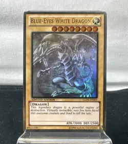 Yu-Gi-Oh! Gold Series: Haunted Mine Blue-Eyes White Dragon GLD5-EN001 Holo Foil - Image 1