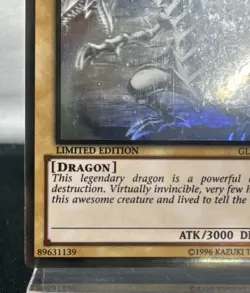 Yu-Gi-Oh! Gold Series: Haunted Mine Blue-Eyes White Dragon GLD5-EN001 Holo Foil - Image 5