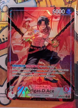 Portgas.D.Ace (001) (Alternate Art) OP16-001 The Time of Battle Foil - Image 1