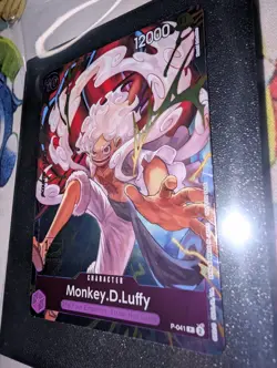 Monkey D. Luffy (p-041) (1st Anniversary Tournament Winner) One Piece TCG, NM - Image 3