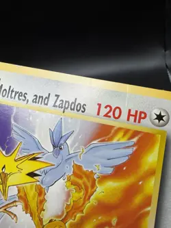 Pokemon Articuno Moltres and Zapdos WB Promo Jumbo Card DMG WOTC Vintage - Image 3