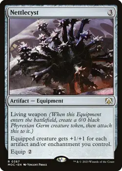 Nettlecyst MTG March of the Machine Commander Rare NM x1 - Magic Card - Image 1