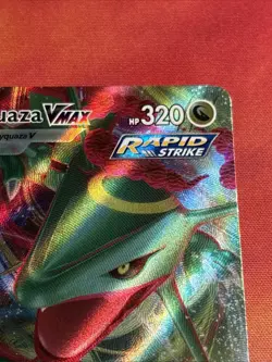 Pokemon TCG Rayquaza VMAX Holo Ultra Rare Card Crown Zenith 102/159 🟢 - Image 3