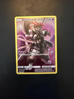 Pokemon Card Armored Mewtwo SM228 SM Black Star Promo Holo Rare NM - Image 1