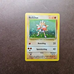 German Hitmonchan 7/102 Pokemon Base Set Holo Rare Card - MP - Image 1