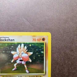 German Hitmonchan 7/102 Pokemon Base Set Holo Rare Card - MP - Image 3
