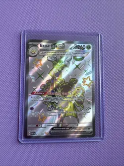 Pokemon TCG Espathra EX Card 214/091 Paldean Fates Full Art - Image 1