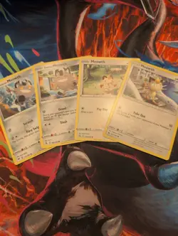 Pokemon Meowth Card Lot x4- Art Collector Bundle - Image 1