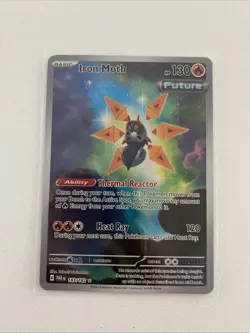 Iron Moth - 187/182 - Illustration Rare - Paradox Rift - Pokemon Card - NM/M - Image 1