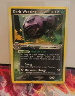 Pokemon Card TCG TRADING Dark Weezing 42/109 EX Team Rocket Returns - Image 1