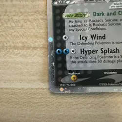Rocket's Suicune ex 105/109 Pokemon Ex Team Rocket Returns Holo Card Rare - Image 4