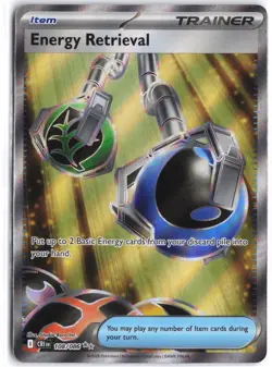 Energy Retrieval 108/086 Ultra Rare ME04: Chaos Rising Pokemon NM - Image 1