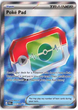 Poke Pad 113/088 Ultra Rare Perfect Order Pokemon NM - Image 1