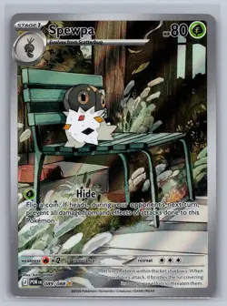 SPEWPA 089/088 HOLO ILLUSTRATION RARE POKEMON PERFECT ORDER NM/M - Image 1