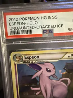 Pokemon PSA 8 Espeon 2/90 HGSS Undaunted Holo 2010 Near Mint - Image 2