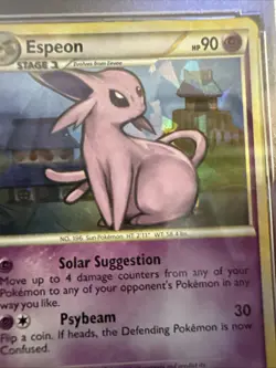 Pokemon PSA 8 Espeon 2/90 HGSS Undaunted Holo 2010 Near Mint - Image 5