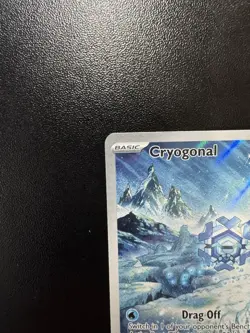 Pokemon TCG Cryogonal Full Art Illustration Rare Black Bolt 111/086 English - Image 3