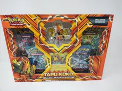 Pokemon TCG Tapu Koko Figure Collection Box Set Factory Sealed & Unopened 820650802829 - Image 1