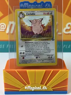 Clefable #17 Rare Pokemon TCG WoTC 1999 Jungle Unlimited NM Near Mint - Image 1