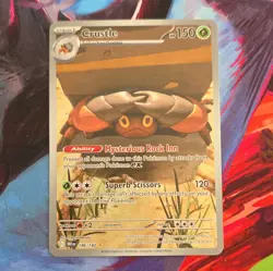 Crustle - Destined Rivals - 186/182 - Illustration Rare - NM - Image 1