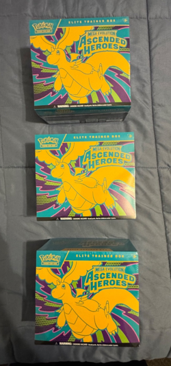 Pokemon Ascended Heroes ETB Lot Of 3 Sealed New - Image 2
