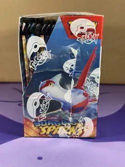 Pokemon TCG Surging Sparks Sealed Booster Box with Acrylic Case - Image 3