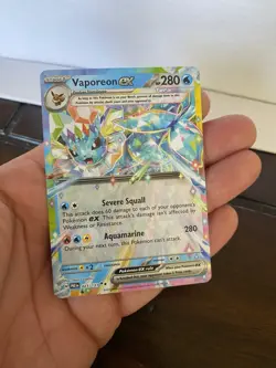 The Pokemon Company Vaporeon ex 023/131 Sv: Prismatic Evolutions Full Art Holo - Image 3