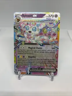 2025 Pokemon Prismatic Evolutions Sylveon EX Tera Double Rare #41 - Image 1