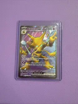 Pokemon TCG Alakazam EX 188/165 Ultra Rare Scarlet & Violet 151 - Image 1