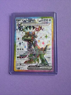 Pokemon TCG Cyclizar EX Sv08: Surging Sparks Holo Ultra Rare 228/191 - Image 1