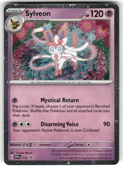 Sylveon (Cosmos Holo) 172 Holo Promo Scarlet & Violet Promo Pokemon NM - Image 1