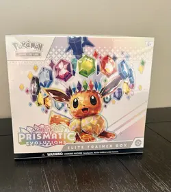 Pokemon TCG Scarlet & Violet—Prismatic Evolutions Elite Trainer Box - SEALED - Image 1