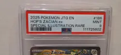 Pokemon - Hop's Zacian ex- SIR Holo #186/159 - Journey Together - PSA 9 - Image 3