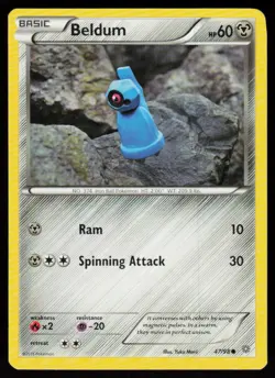 Beldum 47/98 Common Ancient Origins Pokemon Near Mint - Image 1