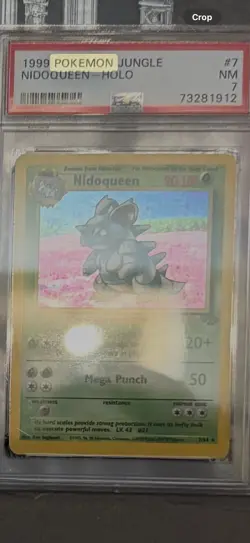 1999 Vintage Pokemon Nidoqueen Holo PSA 7 NM Jungle 07/64 - Image 1