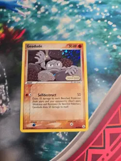 Geodude (Reverse Holo) 53/92 EX Legend Maker (NM-/LP+) Pokemon TCG - Image 1